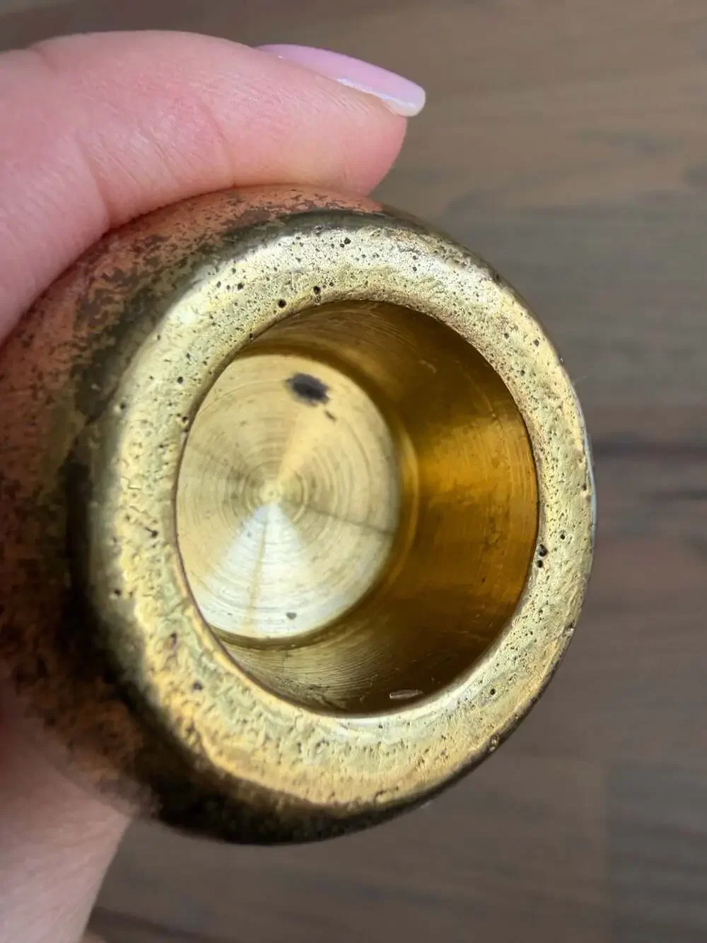 Aaron Probyn + West Elm Polished Brass Medium Taper Candle Holder